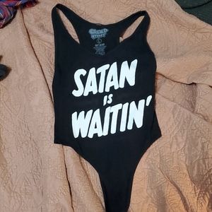 Creep Street 'Satan Is Waitin' Bodysuit